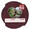 Dark Red Suede Mat Board for 22x22 Frames - Heart Opening for 16x16 Photos
